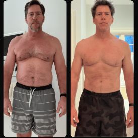 Member before and after